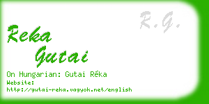reka gutai business card